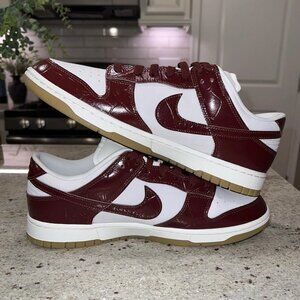 Nike Dunk Low Lx Dark Team Red Croc FJ2260-004 Women 12 Men 10.5